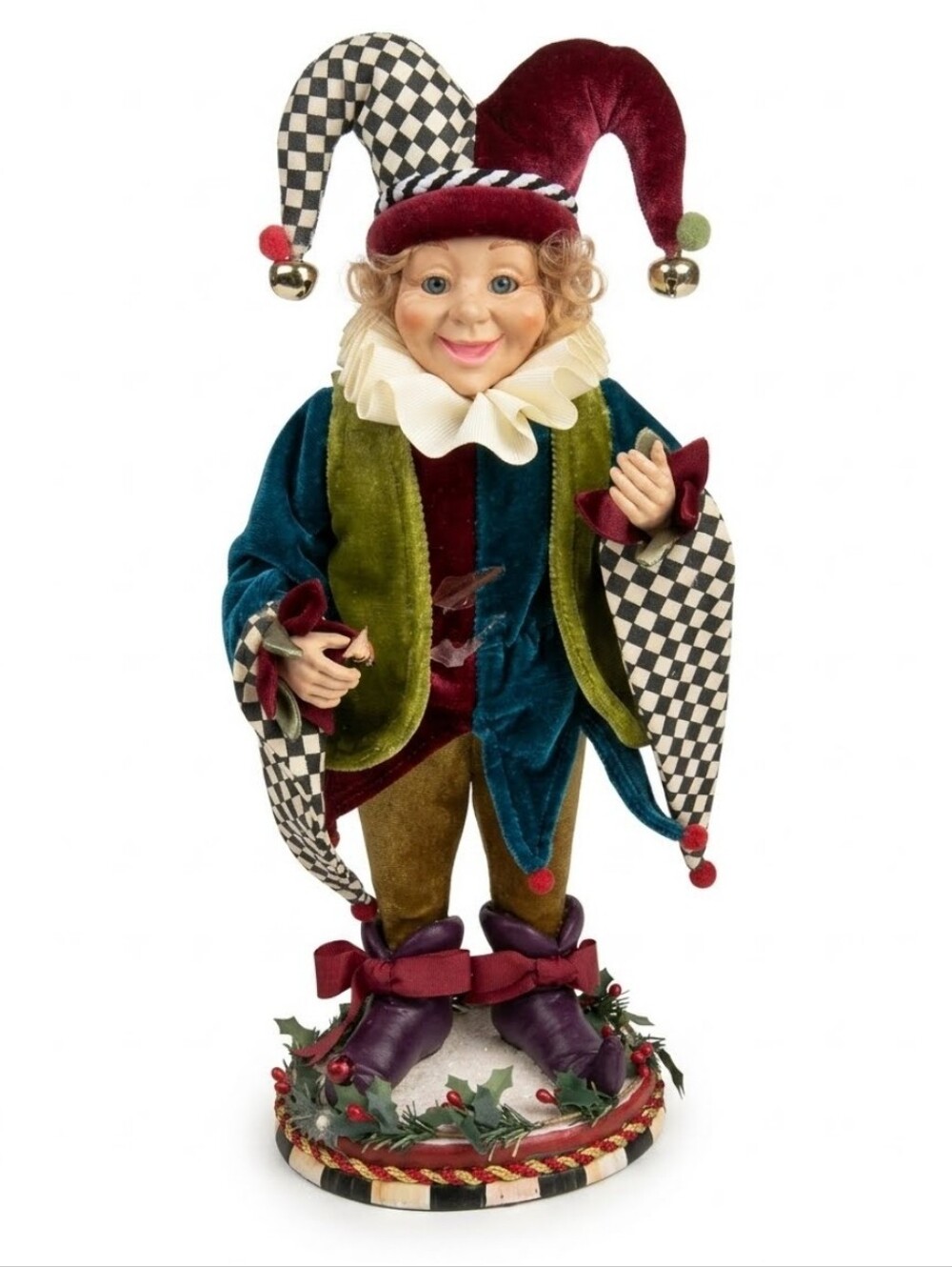 Limited Edition Mark Roberts Velvet Jester Figurine